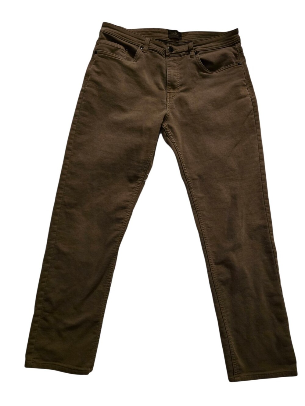 Jachs New York Olive Brown Slim Jeans